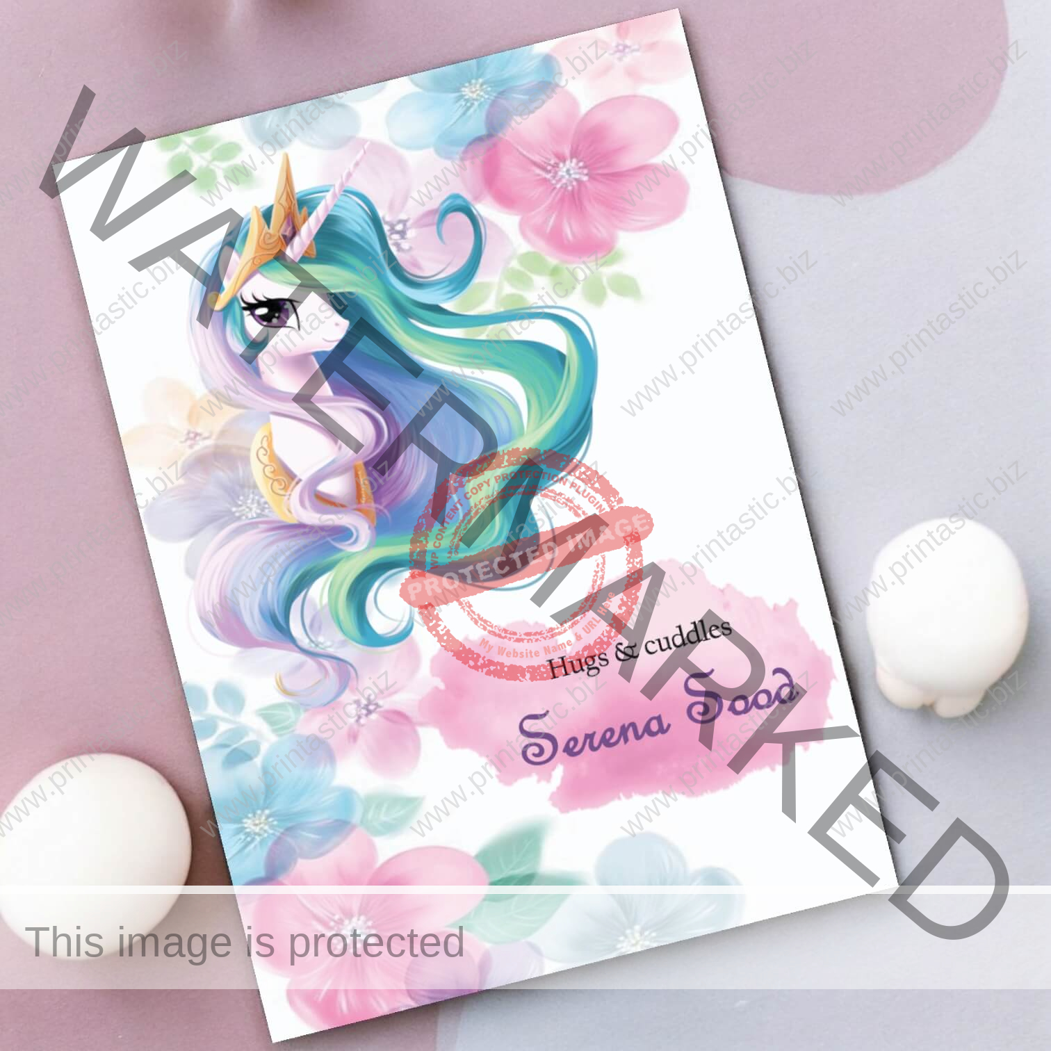 Beautiful Unicorn - Kids Gift Tags
