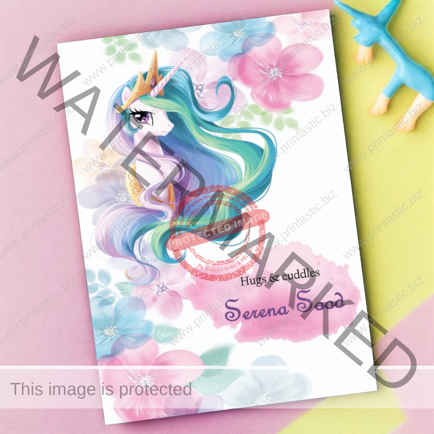 Beautiful Unicorn - Kids Gift Tags - Image 2