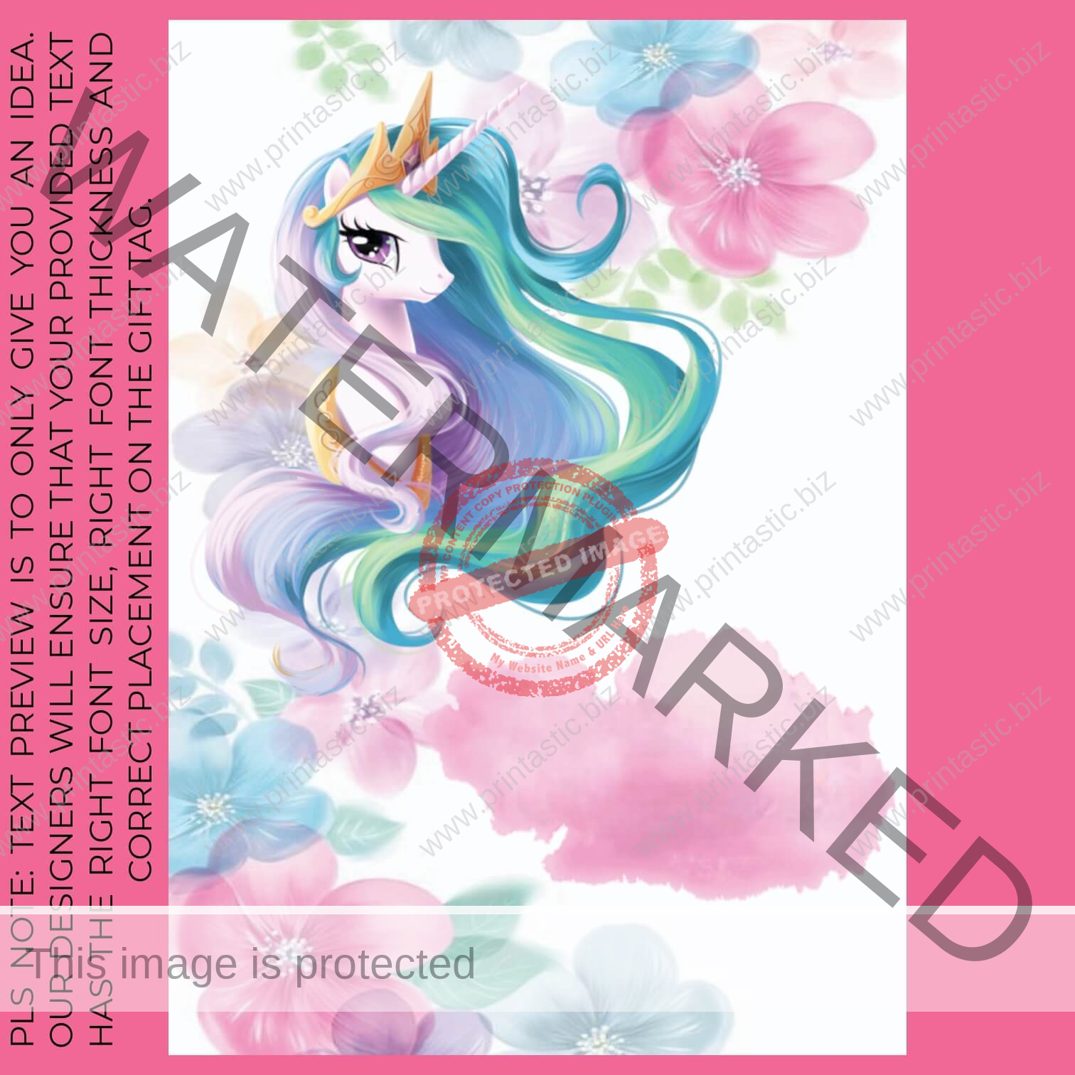 Beautiful Unicorn - Kids Gift Tags - Image 3