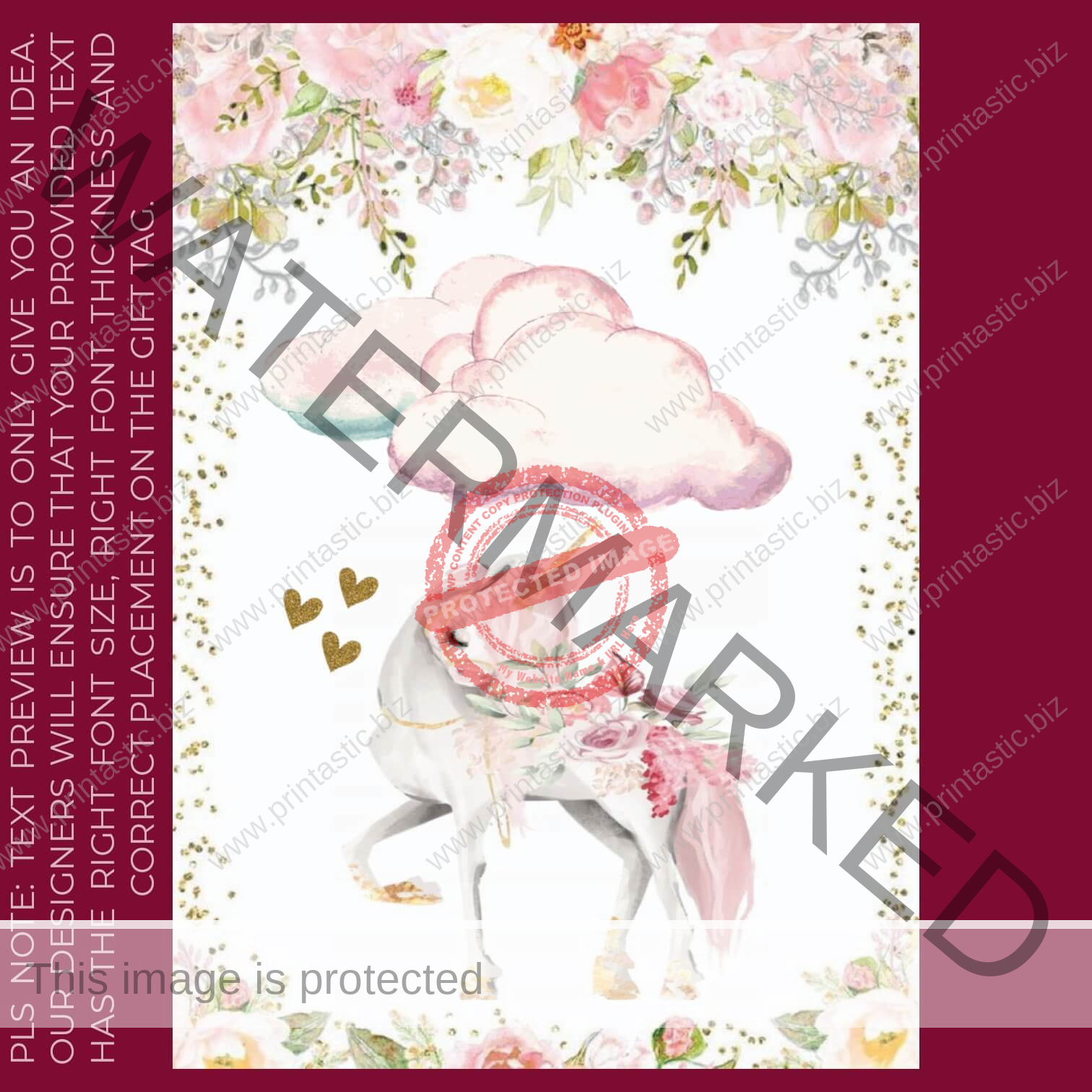 Dreaming Unicorn - Kids Gift Tags - Image 2